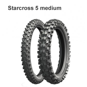 Мотошины 110/100 -18 64M TT R Michelin Starcross 5 Medium